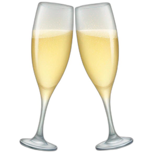 cheers champagne glasses emoji