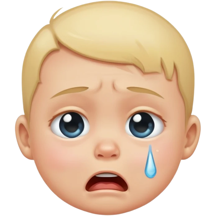 baby crying with tears in eyes emoji