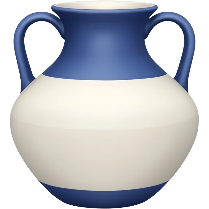 vaso inteiro branco mais baixo sem flores e desenhos emoji