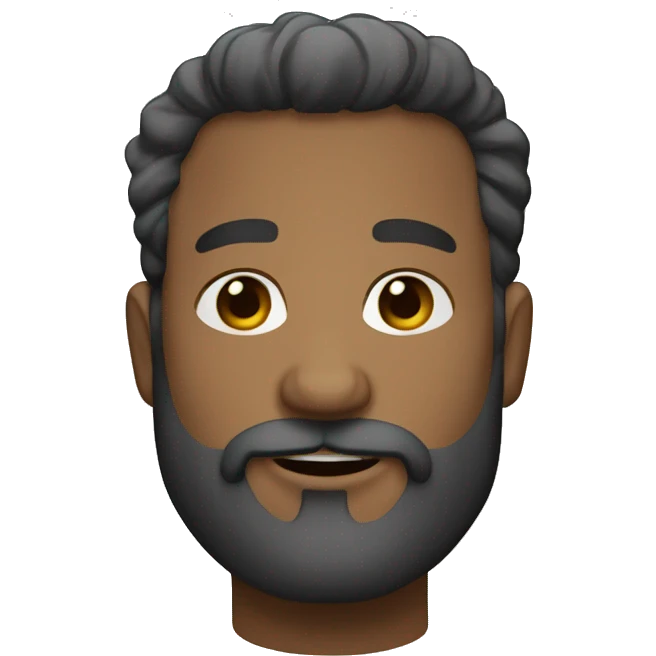Homem careca com barbas grandes e brancas  emoji