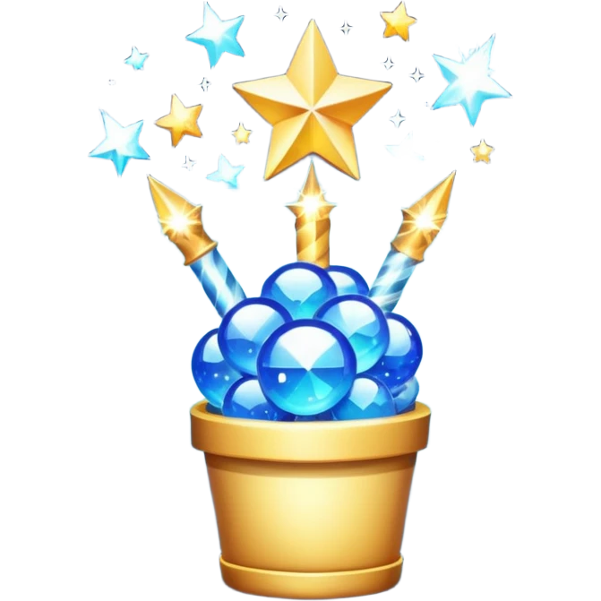 excellent result, great outcome, magical, sparkles, celebratory emoji