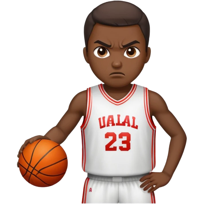 Angry basketball  emoji