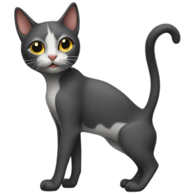 skinny cat emoji
