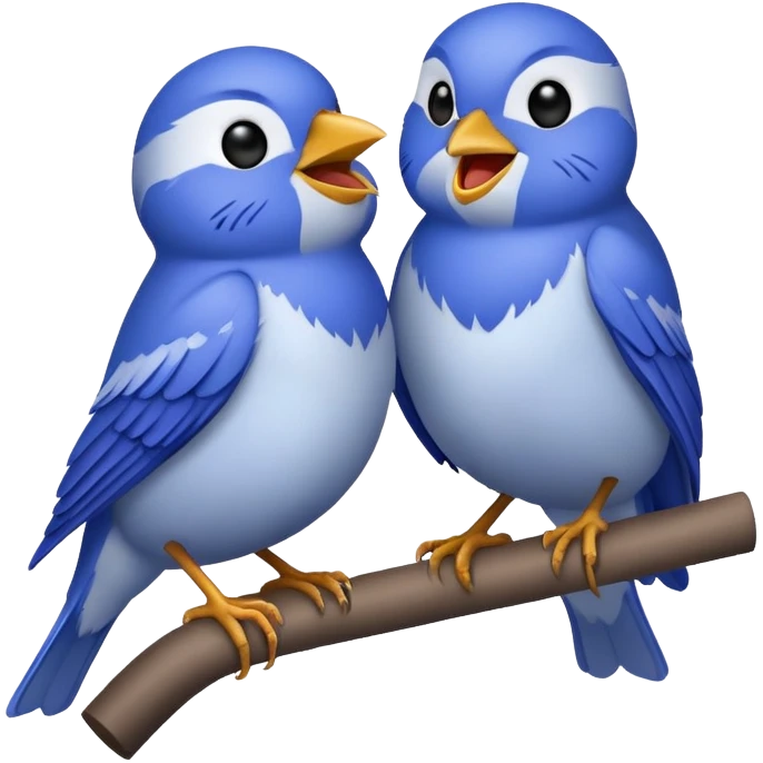blue larks emoji