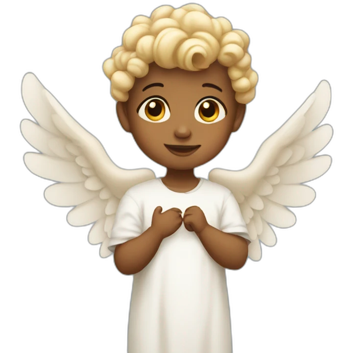 angel baby emoji