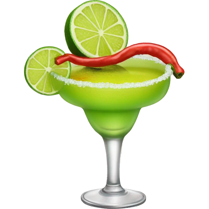 Spicy margarita emoji