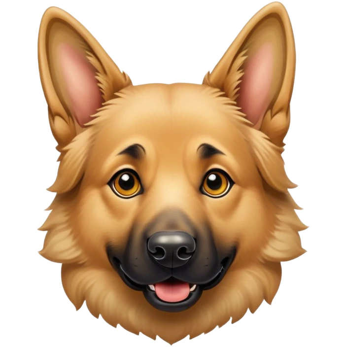 Funny German Shepard emoji
