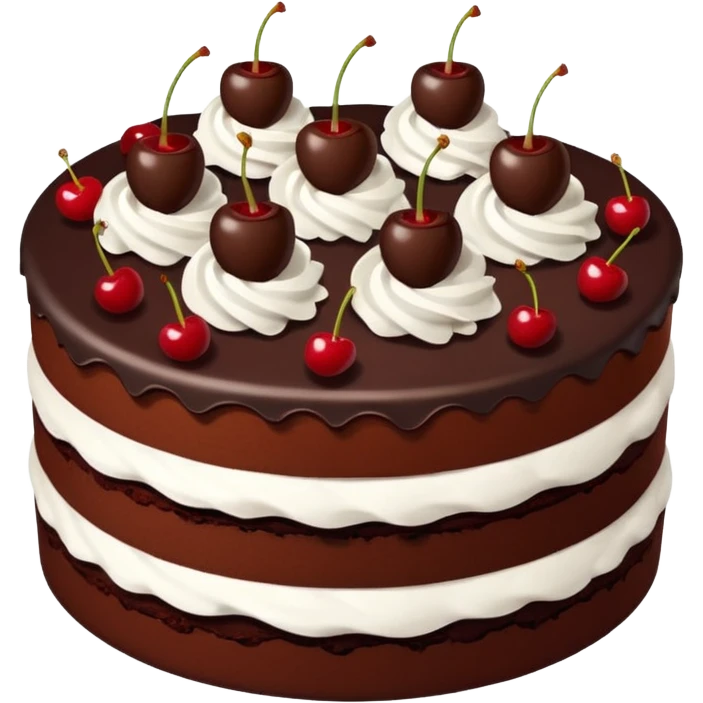 Black forest cake emoji