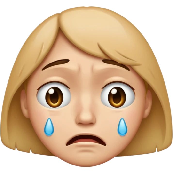 crying face emoji