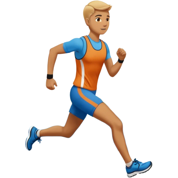 Running to malmø with runner and malmø city  emoji