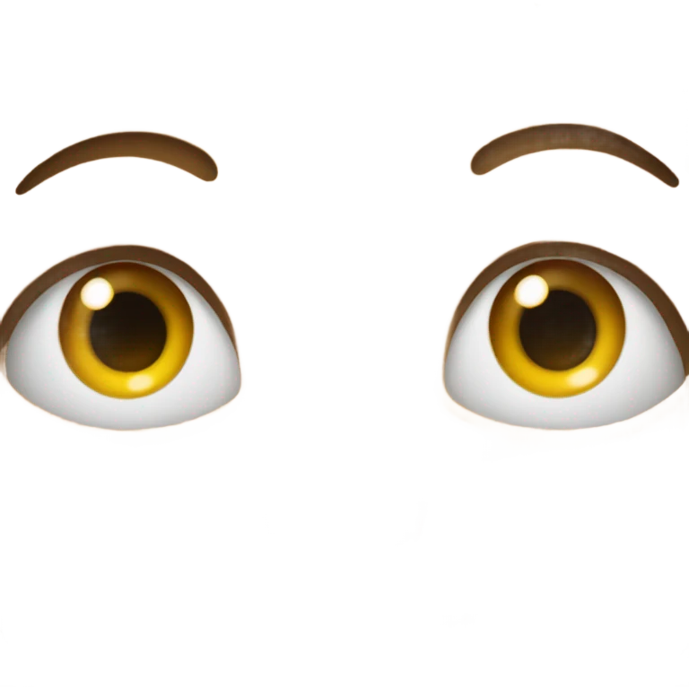 Big eyes emoji