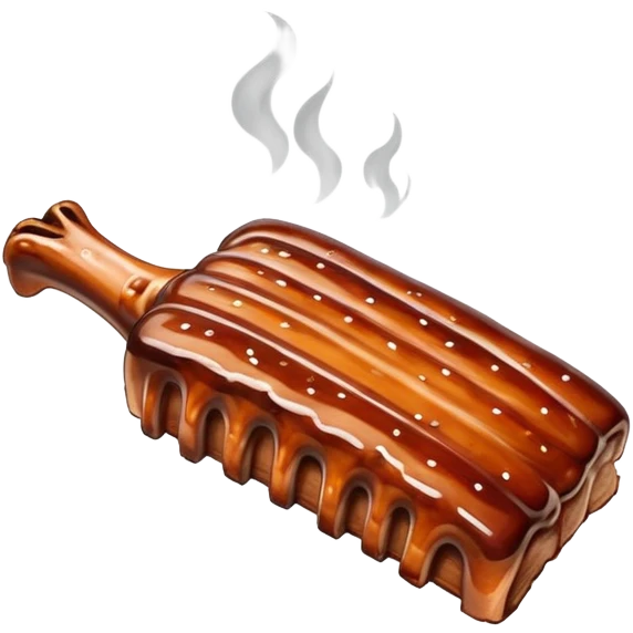 baby back spare ribs  emoji