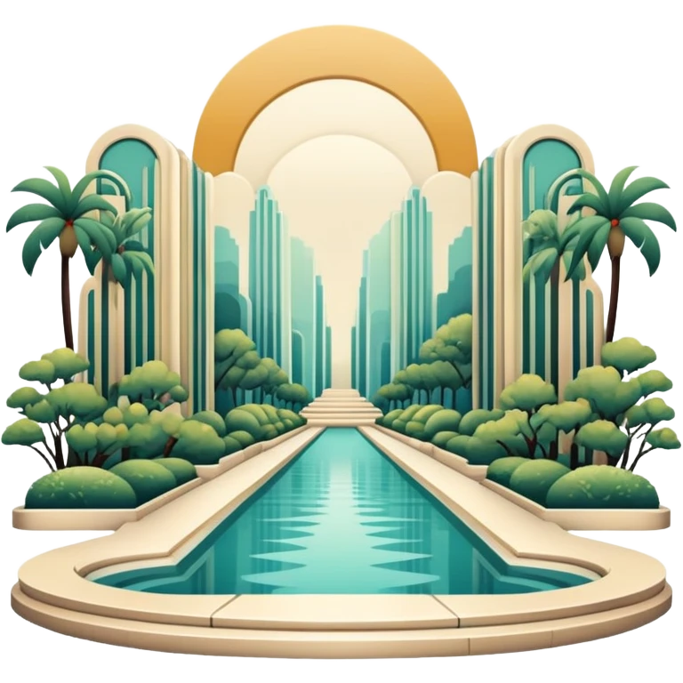 Retro Aesthetic Scenery Deco emoji
