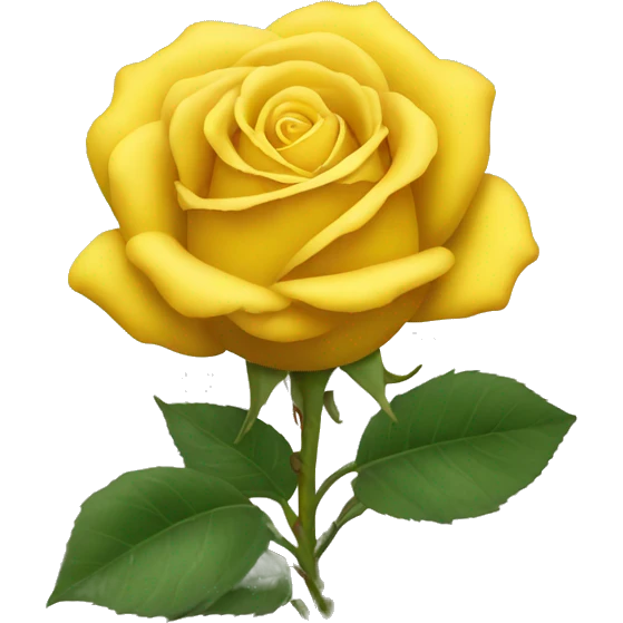 yellow rose emoji