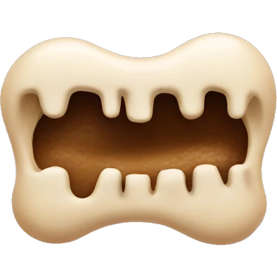 Emoji kissing bone emoji