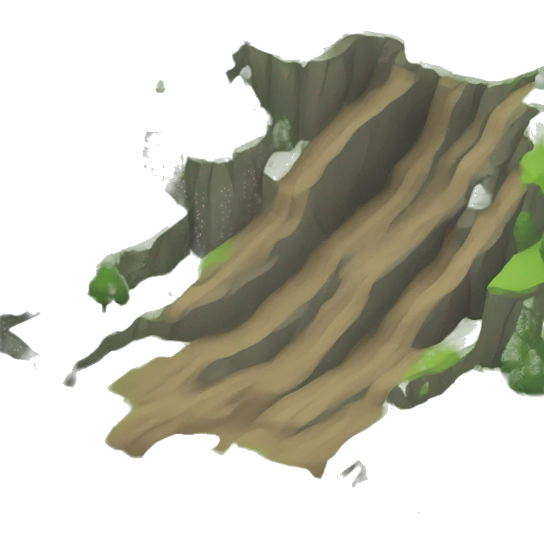 Land slide emoji