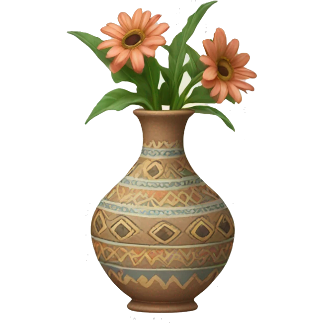 Boho vase emoji
