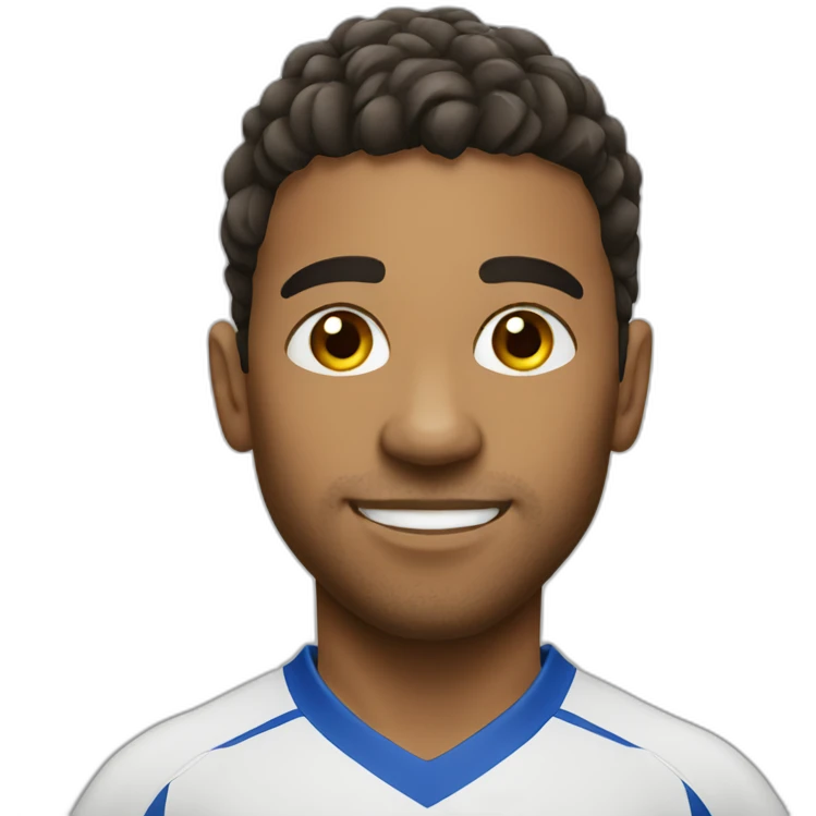 soccer player brazilian emoji