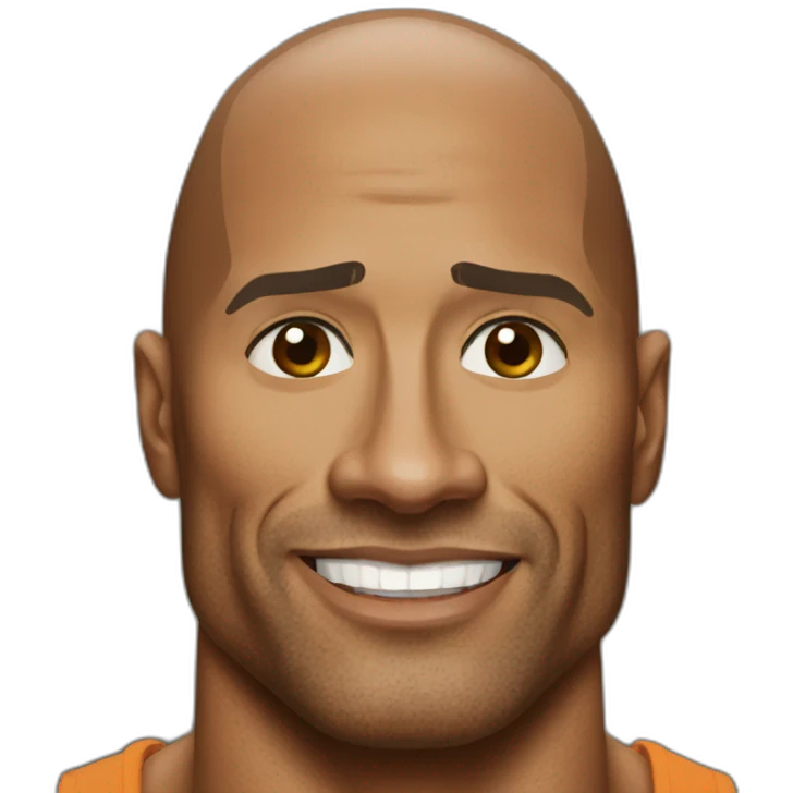 Dwayne Johnson emoji