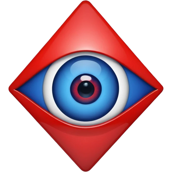evil eye symbol red emoji