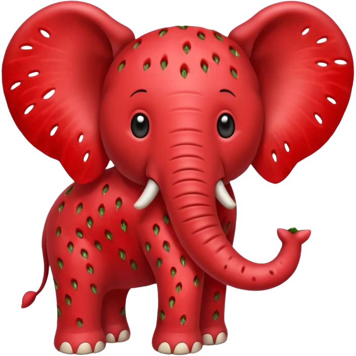 Strawberry Elephant emoji