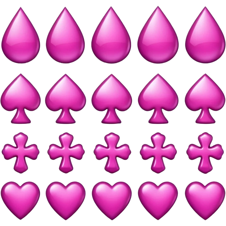 glitter pink game emoji