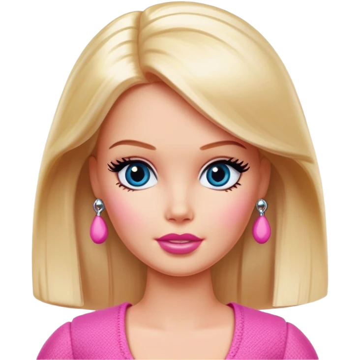 Barbie giving me a side eye emoji