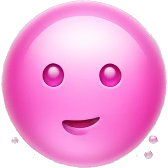 pink bubbles emoji