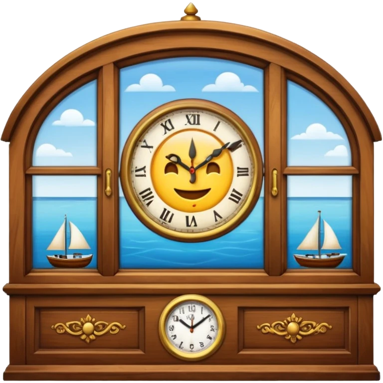 clock in a window in a house in a year in a boat in a in a emoji in a  emoji
