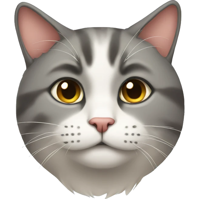 Cat being pensive  emoji