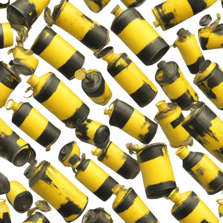 oil canister yellow and black fire emoji