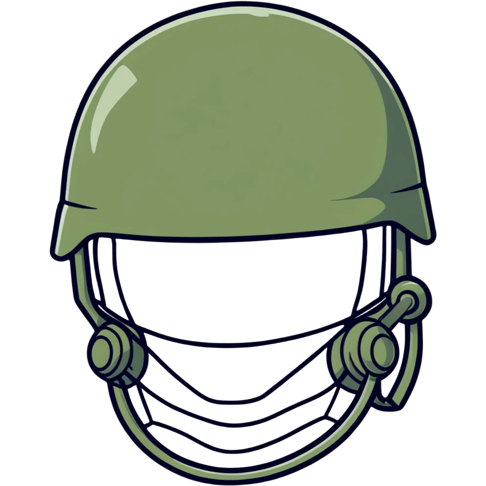 army man wearing helmet emoji