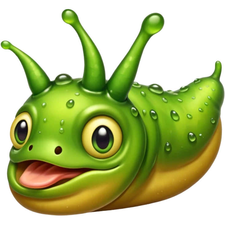Slug named Slurped Nibbles  emoji