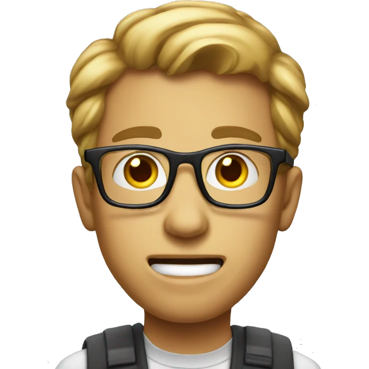 nerd drooling emoji