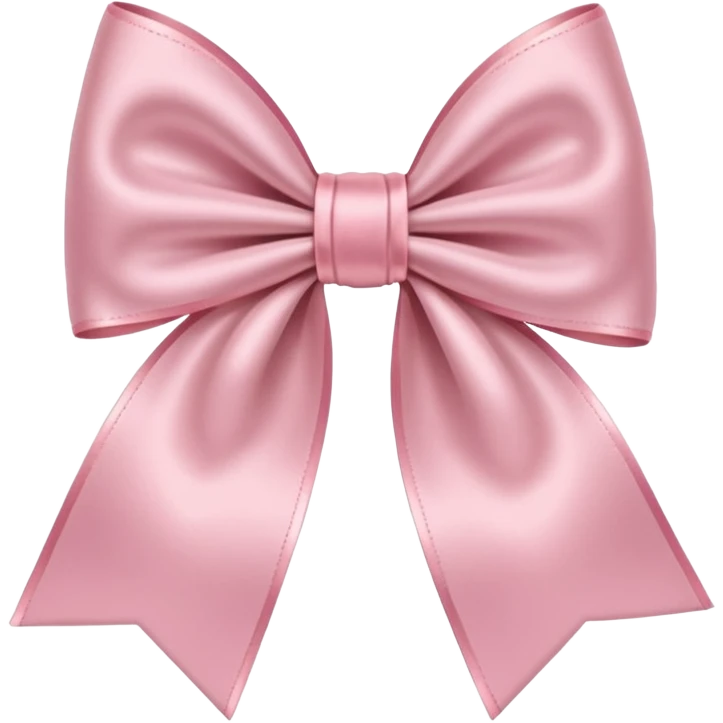 Light pink bow emoji