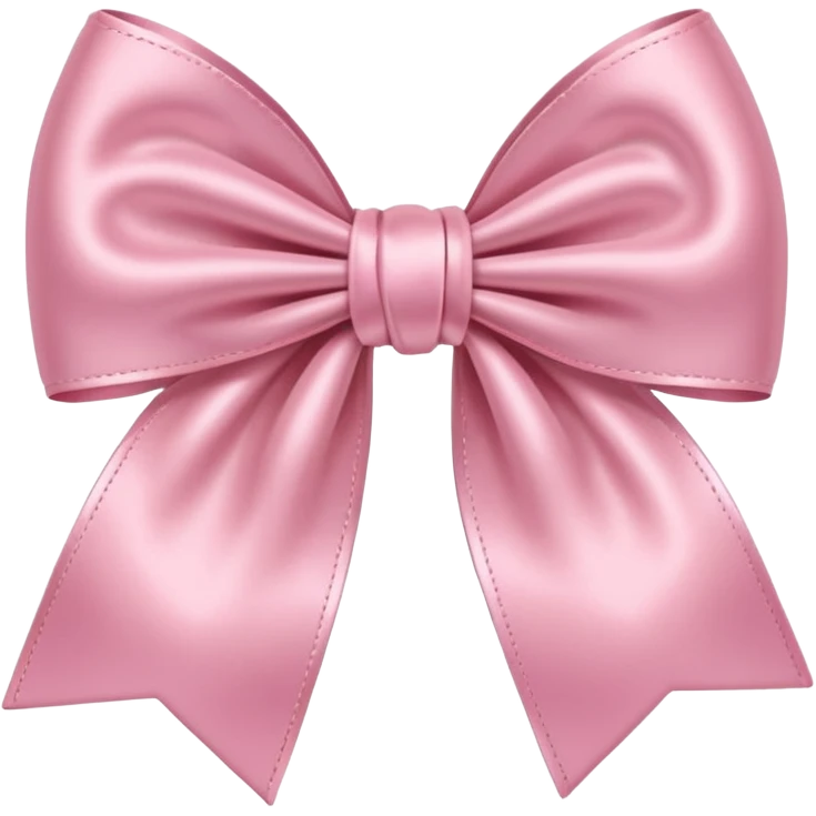 Cute light pink bow  emoji