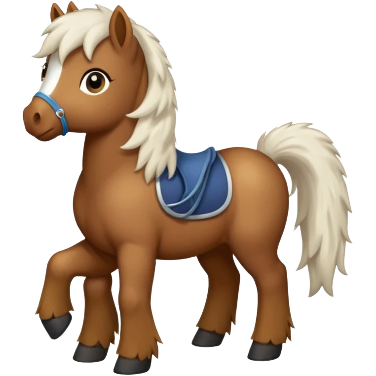 Animal with pony  emoji