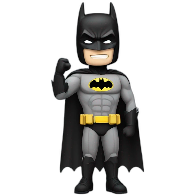 batman showing salute gesture emoji