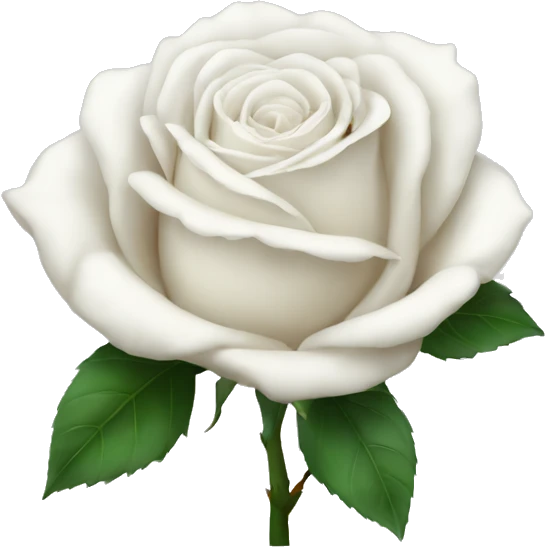 white rose emoji