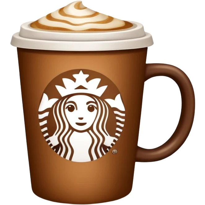 Starbucks coffee emoji