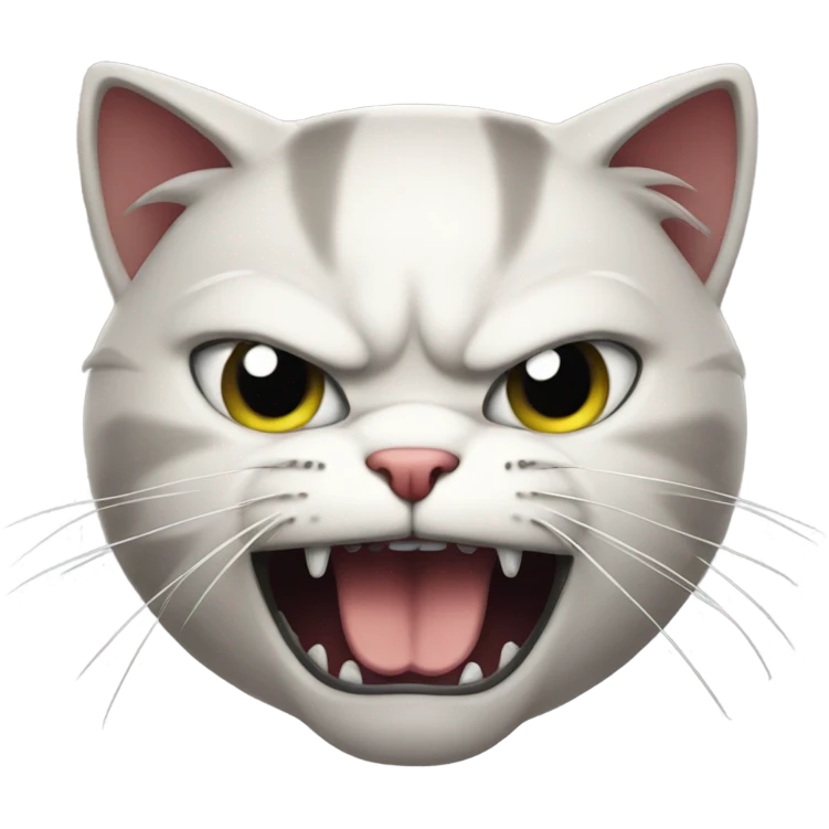 Angry kitty emoji