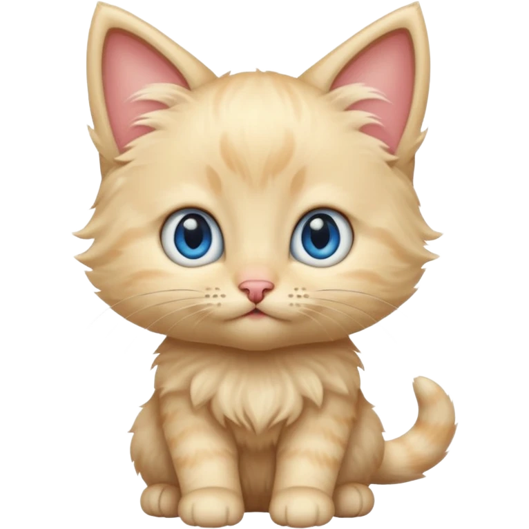 blonde kitten emoji
