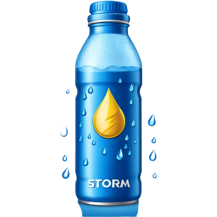 storm energy drink bottle emoji