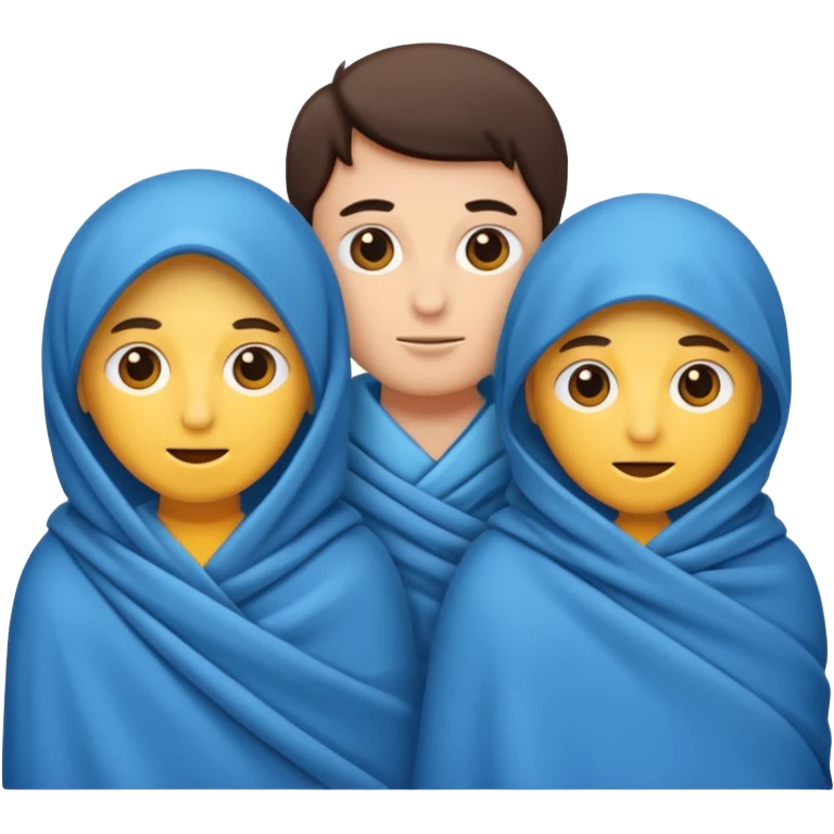 blanketed people emoji