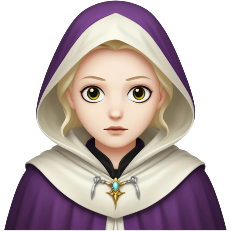 white cloak villian emoji