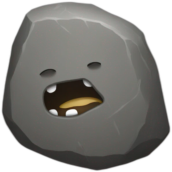 Rock emoji