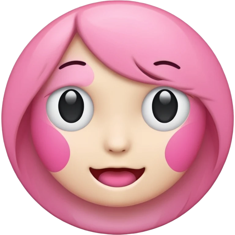 pink circle emoji
