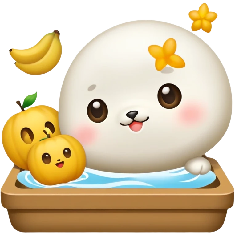 악마 뿔이 달리고 포크를 들고 있는 악마햄스터 emoji