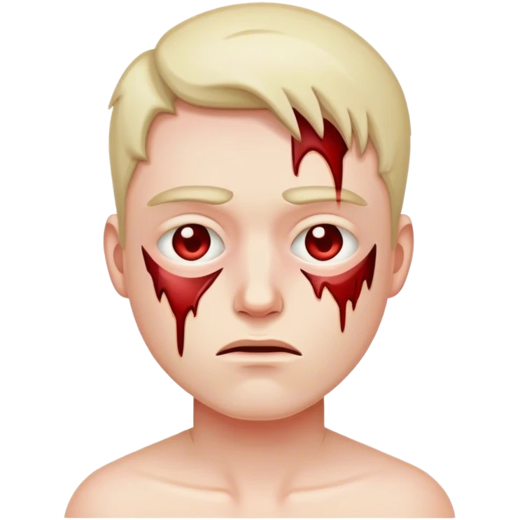 Somebody bleeding emoji