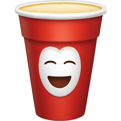 red cup beer emoji